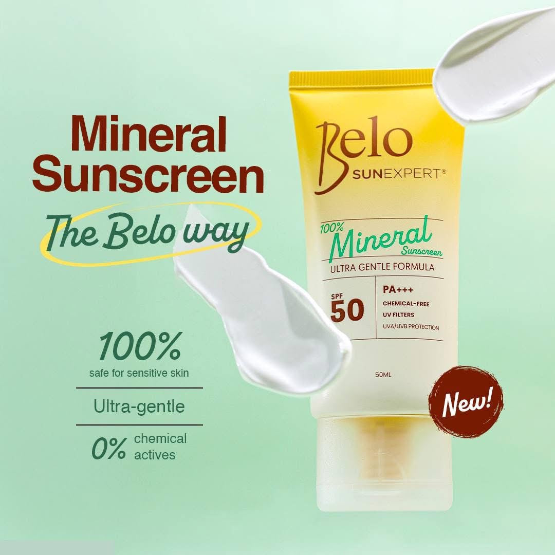 Belo SunExpert Mineral Ultra Gentle Sunscreen SPF50 PA+++ 50ml