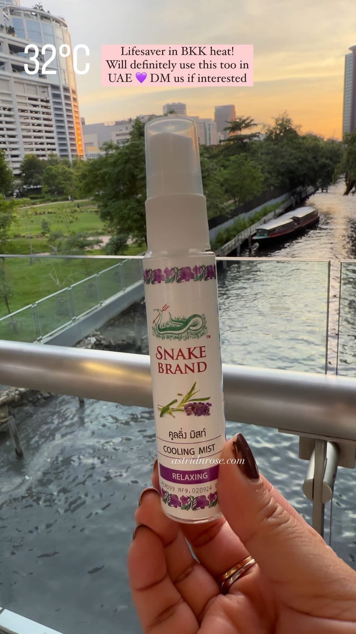 Snake Brand Cooling Mist Spray