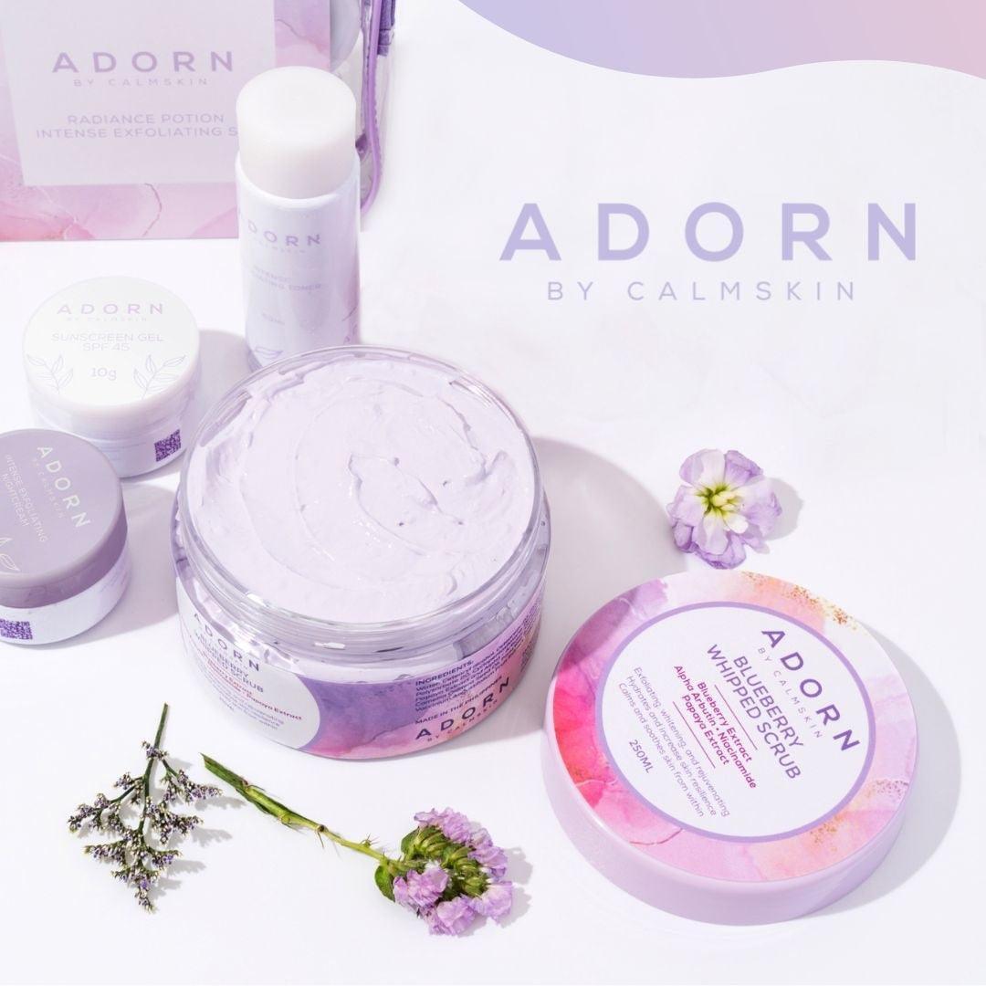 ADORN Blueberry Whipped Scrub by Calmskin 250ml - Astrid & Rose