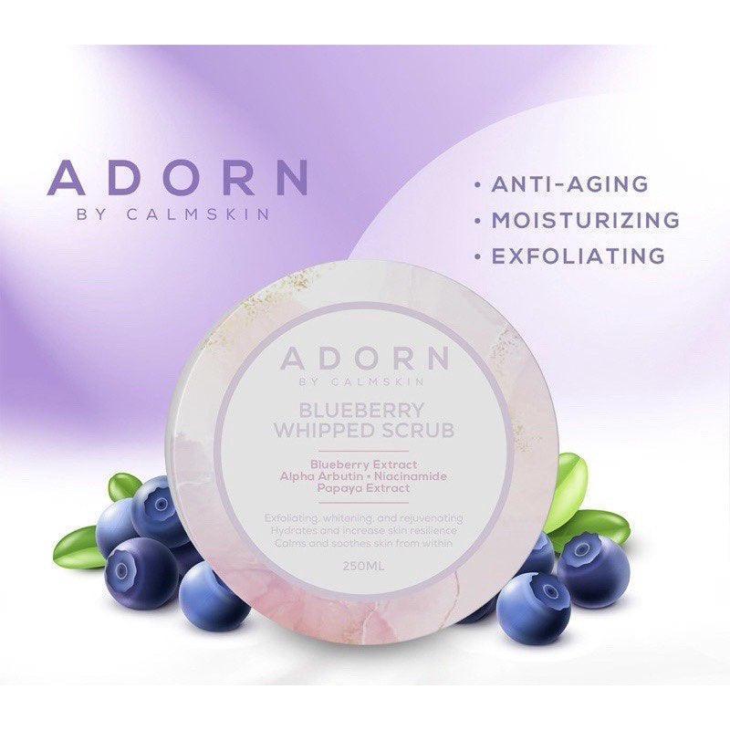 ADORN Blueberry Whipped Scrub by Calmskin 250ml - Astrid & Rose