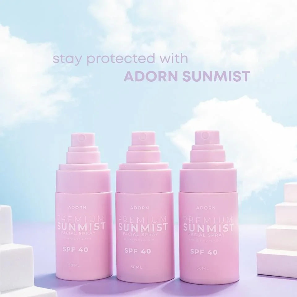 ADORN by Calm Skin Premium Sunmist Facial Spray SPF40 - Astrid & Rose