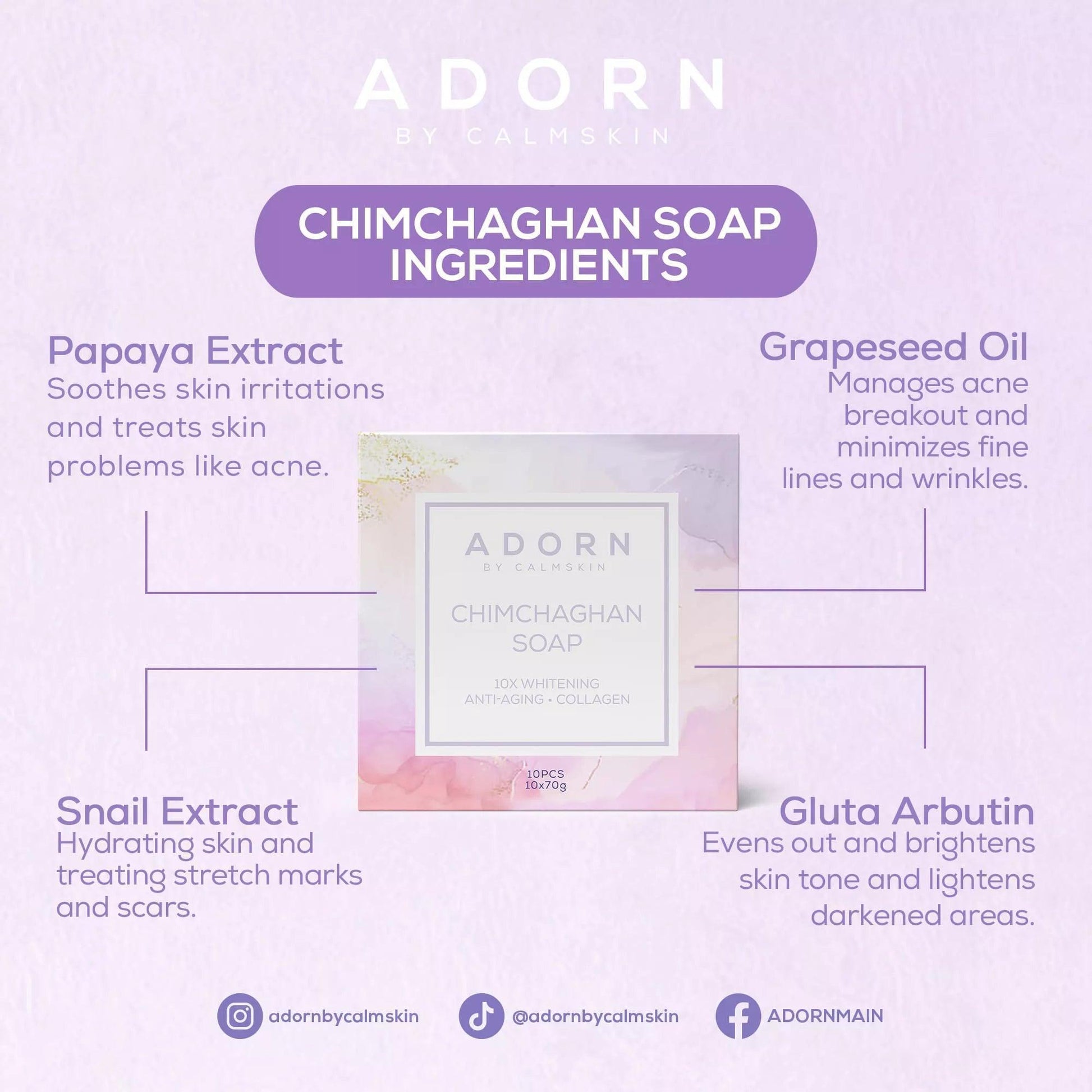 ADORN Chimchaghan Soap by Calmskin - Astrid & Rose