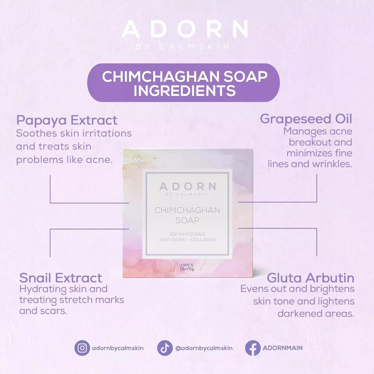 ADORN Chimchaghan Soap by Calmskin - Astrid & Rose