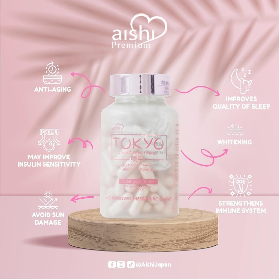 Aishi Premium Tokyo White C-Block Dfyage - Astrid & Rose