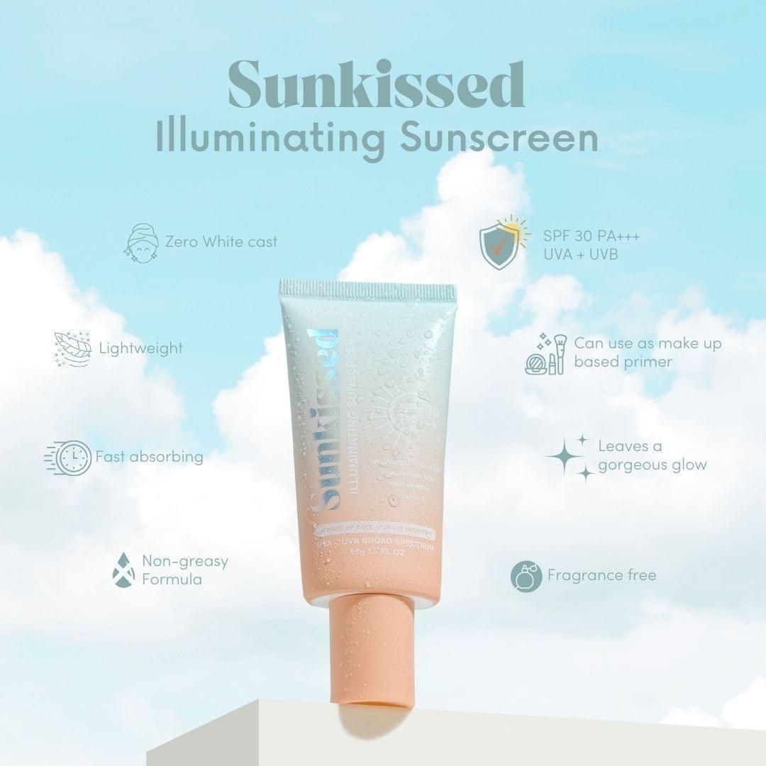 Barefaced Sunkissed Illuminating Sunscreen SPF 30 PA+++ - Astrid & Rose