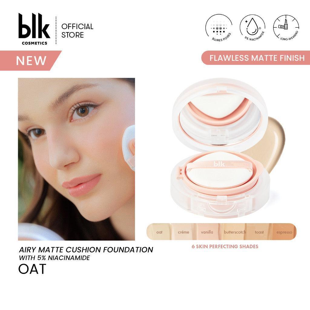 blk cosmetics Airy Matte Cushion Foundation SPF15 5% Niacinamide - Astrid & Rose