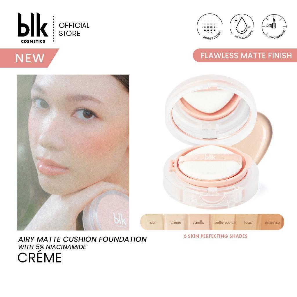 blk cosmetics Airy Matte Cushion Foundation SPF15 5% Niacinamide - Astrid & Rose