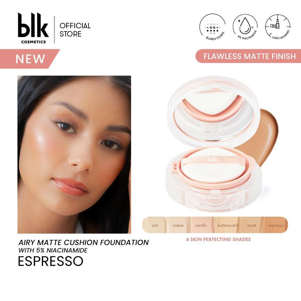 blk cosmetics Airy Matte Cushion Foundation SPF15 5% Niacinamide - Astrid & Rose