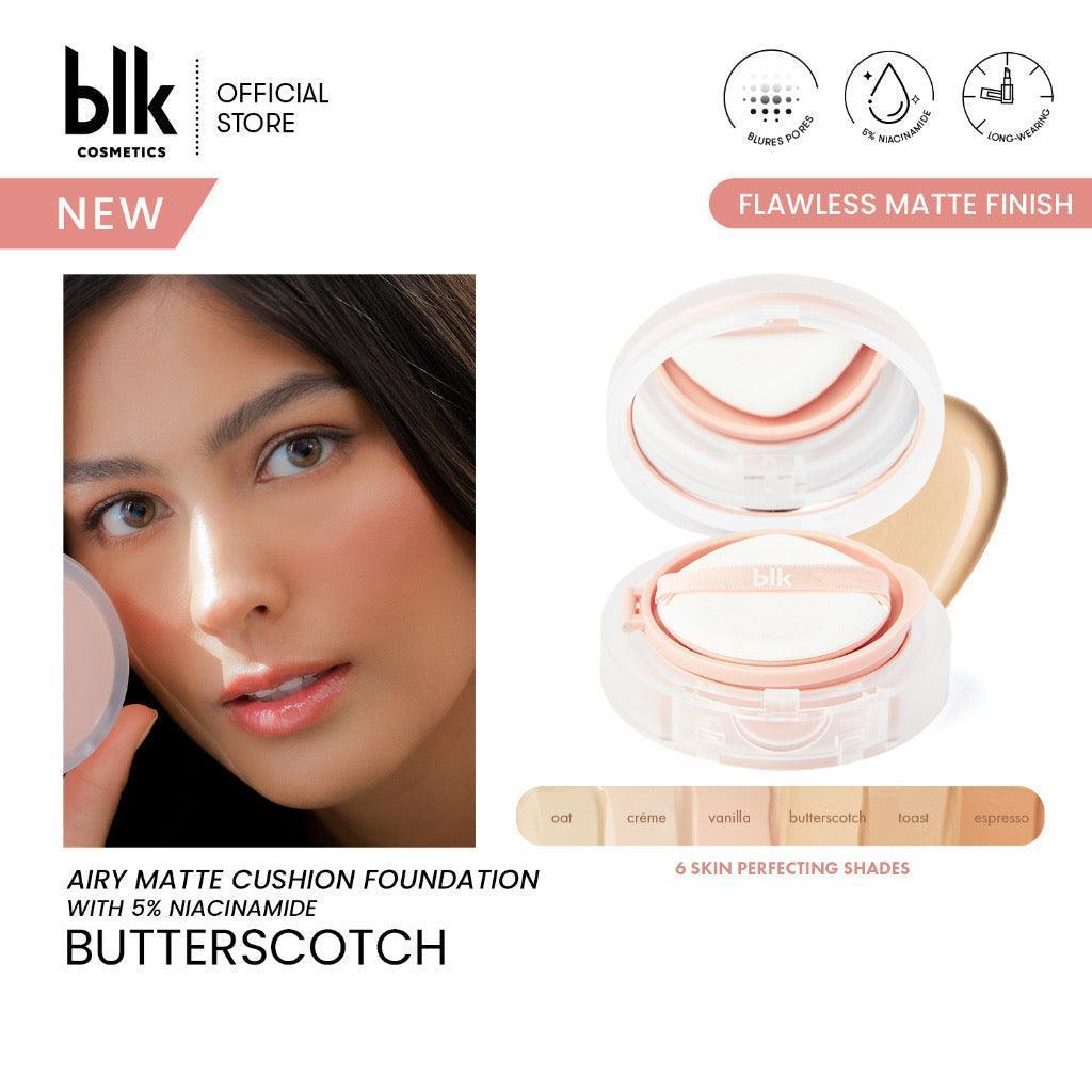 blk cosmetics Airy Matte Cushion Foundation SPF15 5% Niacinamide - Astrid & Rose