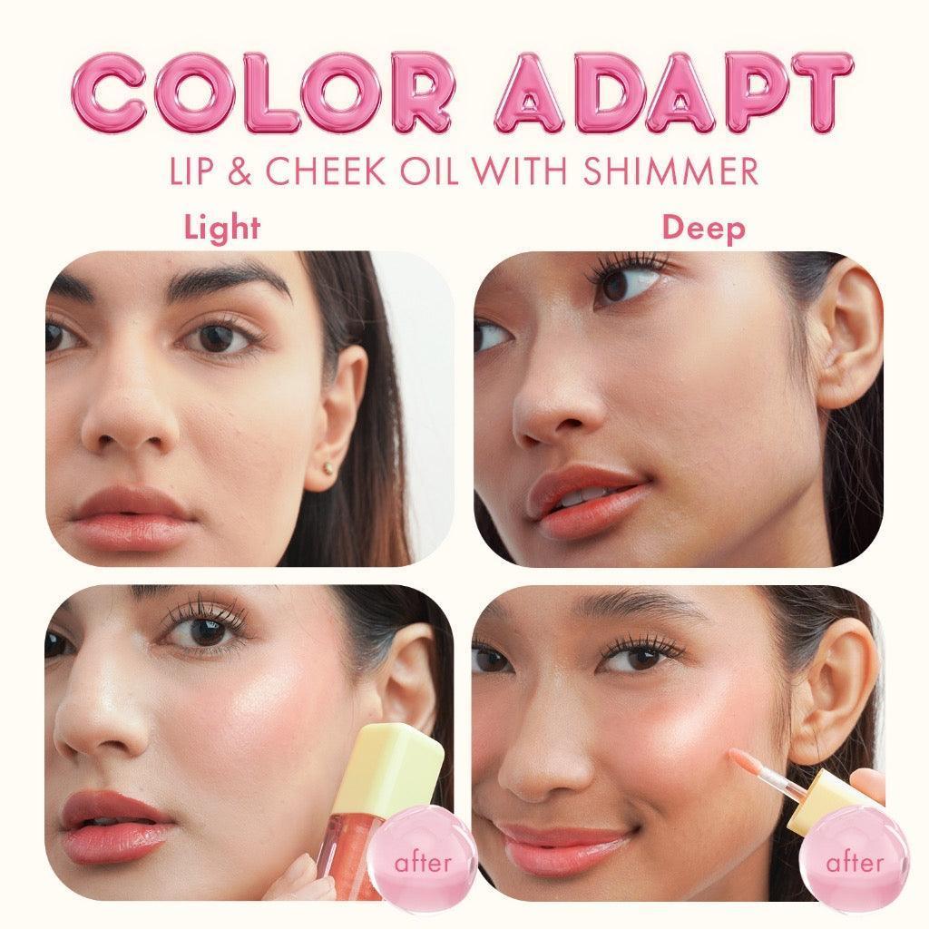 blk cosmetics Fresh Color Adapting Lip and Cheek Oil with Shimmer - Astrid & Rose