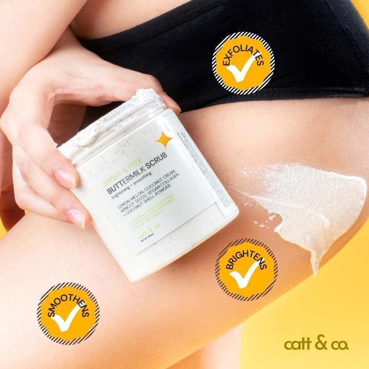 Catt & Co Bright & Free Buttermilk Scrub - Astrid & Rose