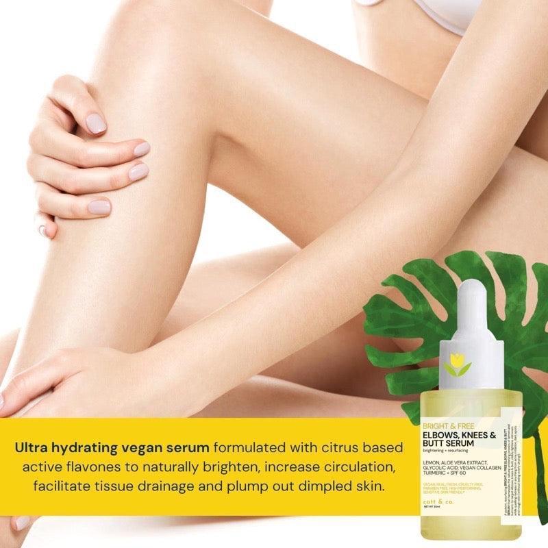 Catt & Co Bright & Free Elbows, Knees & Butt Serum 30ml - Astrid & Rose