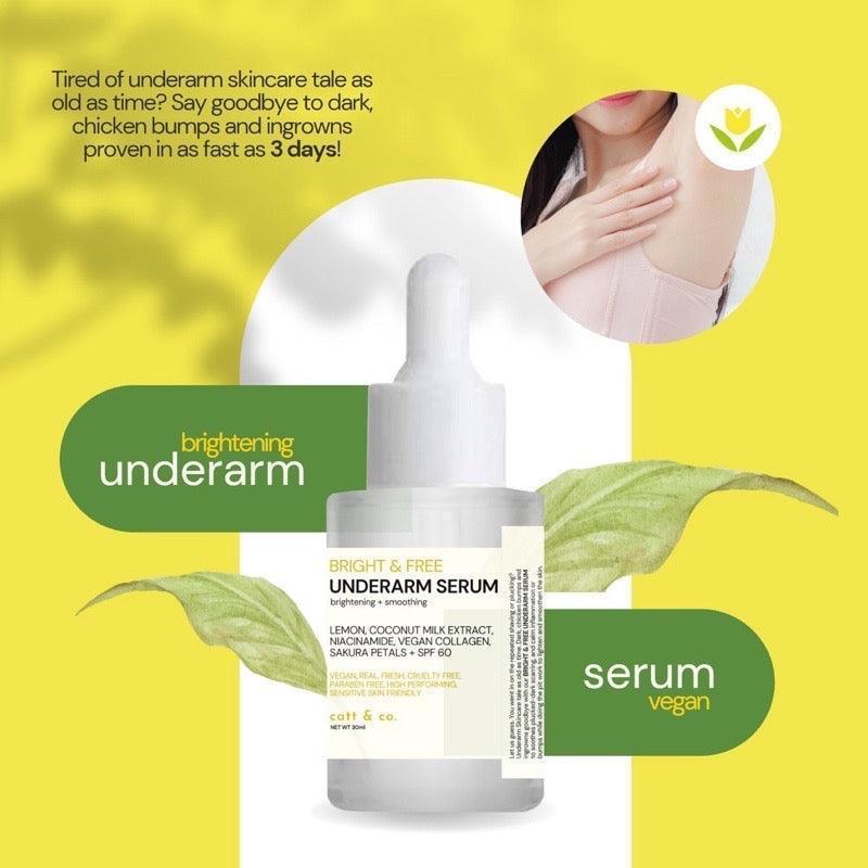 Catt & Co Bright & Free Underarm Serum 30ml - Astrid & Rose