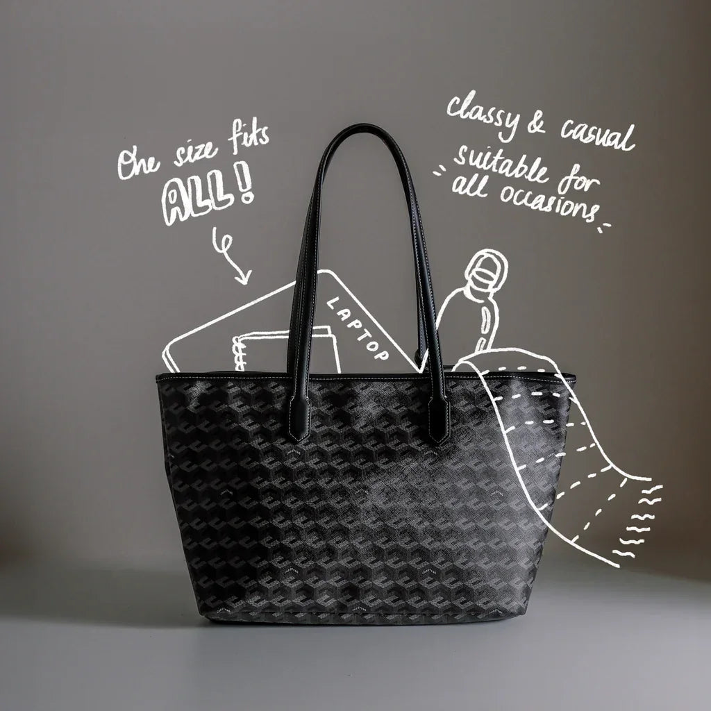 Christy Ng Russo Monogram Large Tote Bag - Astrid & Rose