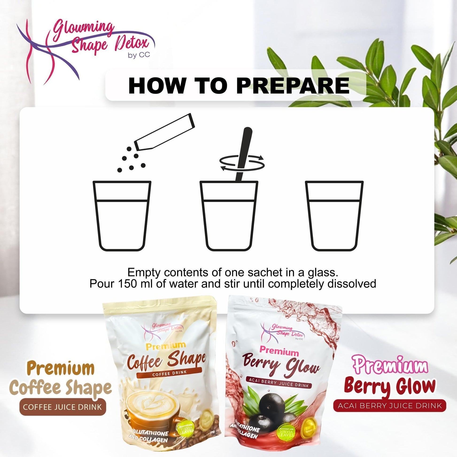 Coffee Shape Glowming Shape Detox - Astrid & Rose