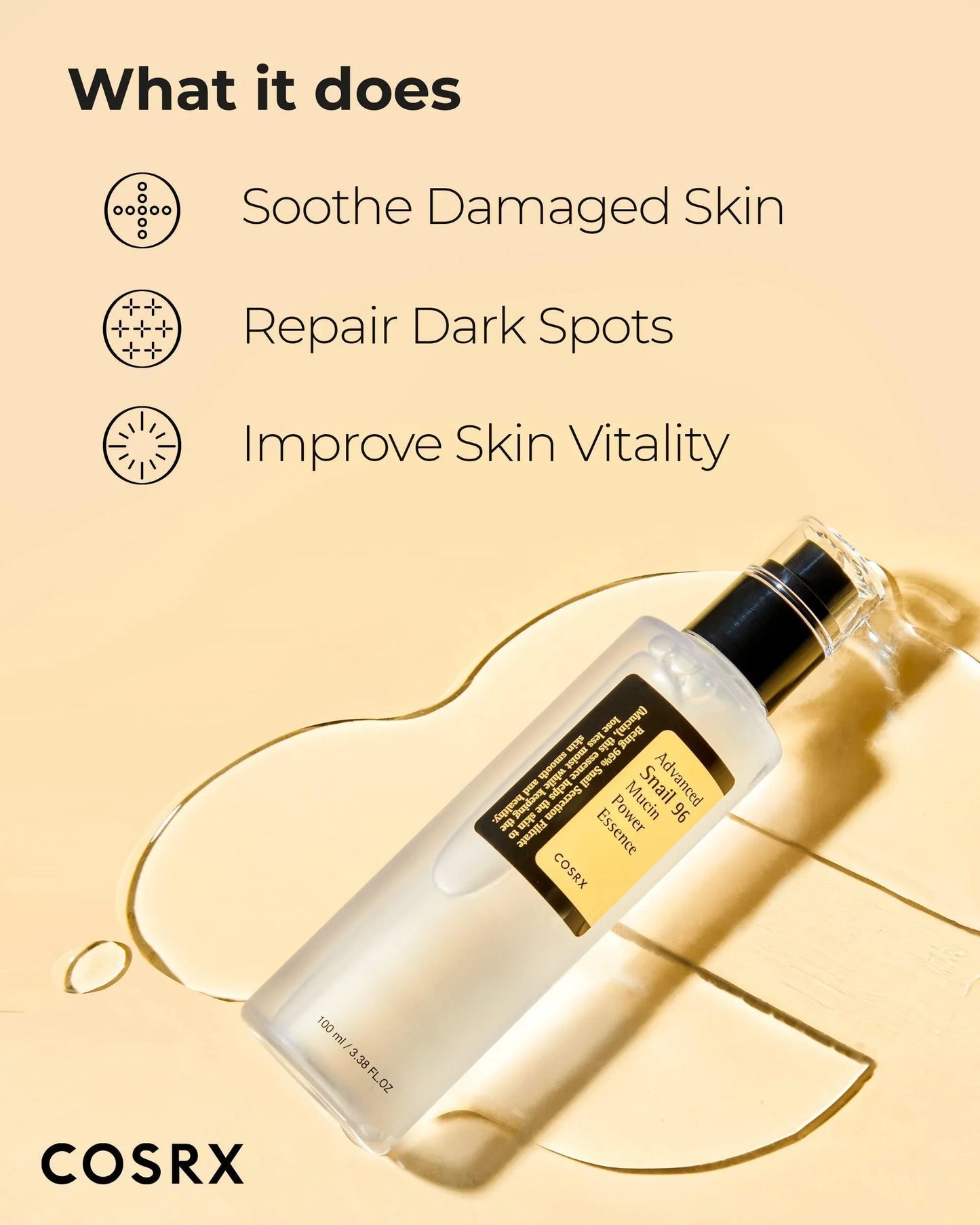 Cosrx Advanced Snail 96 Mucin Power Essence - Astrid & Rose