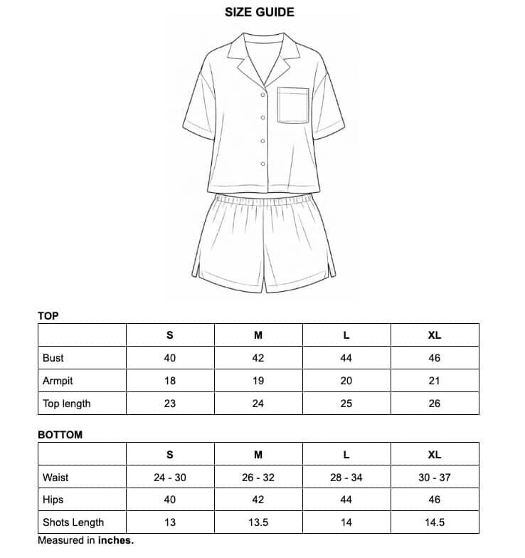 Cotton Pajama Shorts Set by Astrid & Rose