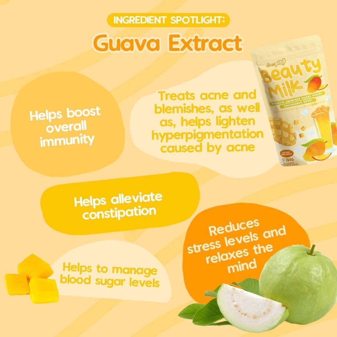 Dear Face Beauty Milk Premium Japanese Mango Antioxidant Drink - Astrid & Rose