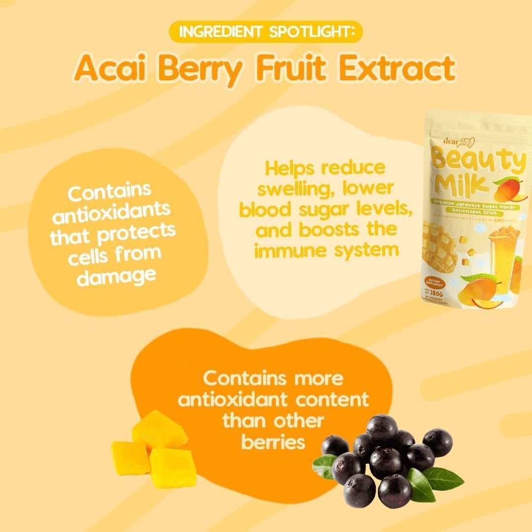 Dear Face Beauty Milk Premium Japanese Mango Antioxidant Drink - Astrid & Rose