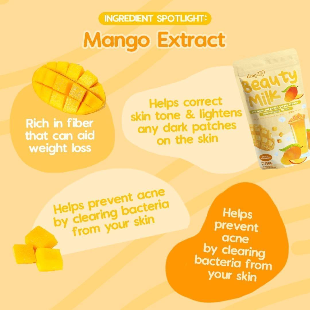 Dear Face Beauty Milk Premium Japanese Mango Antioxidant Drink - Astrid & Rose