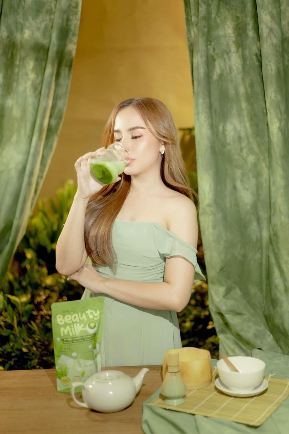 Dear Face Beauty Milk Premium Japanese Matcha Latte Drink - Astrid & Rose