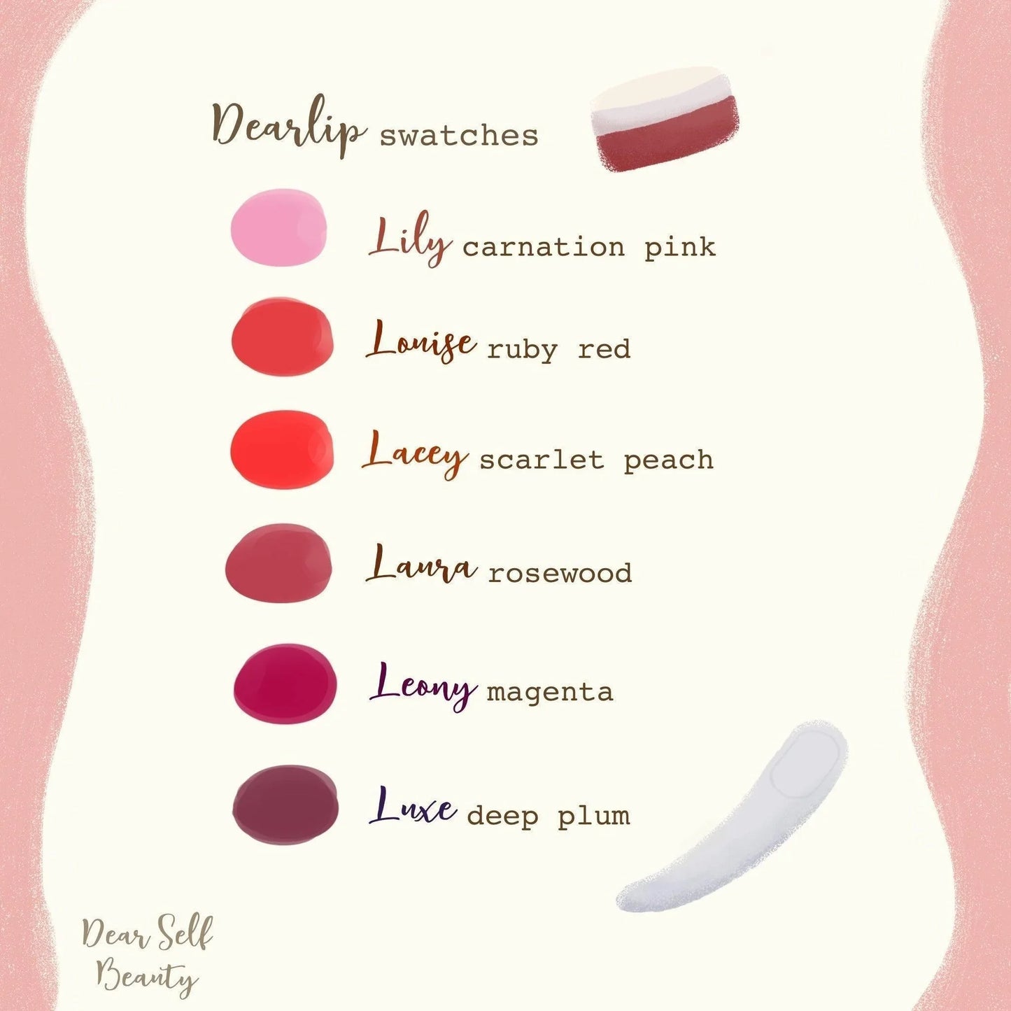 Dear Self Beauty Dearlip in Lacey - Astrid & Rose