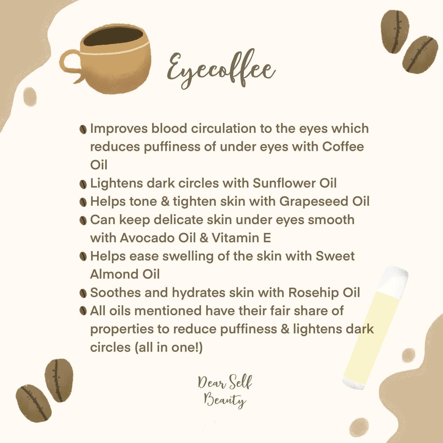 Dear Self Beauty Eye Coffee - Astrid & Rose