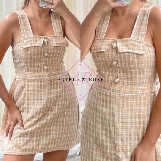 Dress - Brittany in Yellow - Astrid & Rose