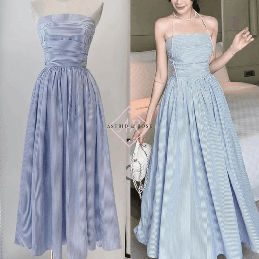 Dress - Cindy in Blue - Astrid & Rose
