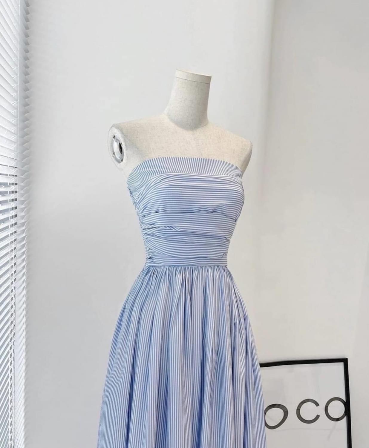 Dress - Cindy in Blue - Astrid & Rose