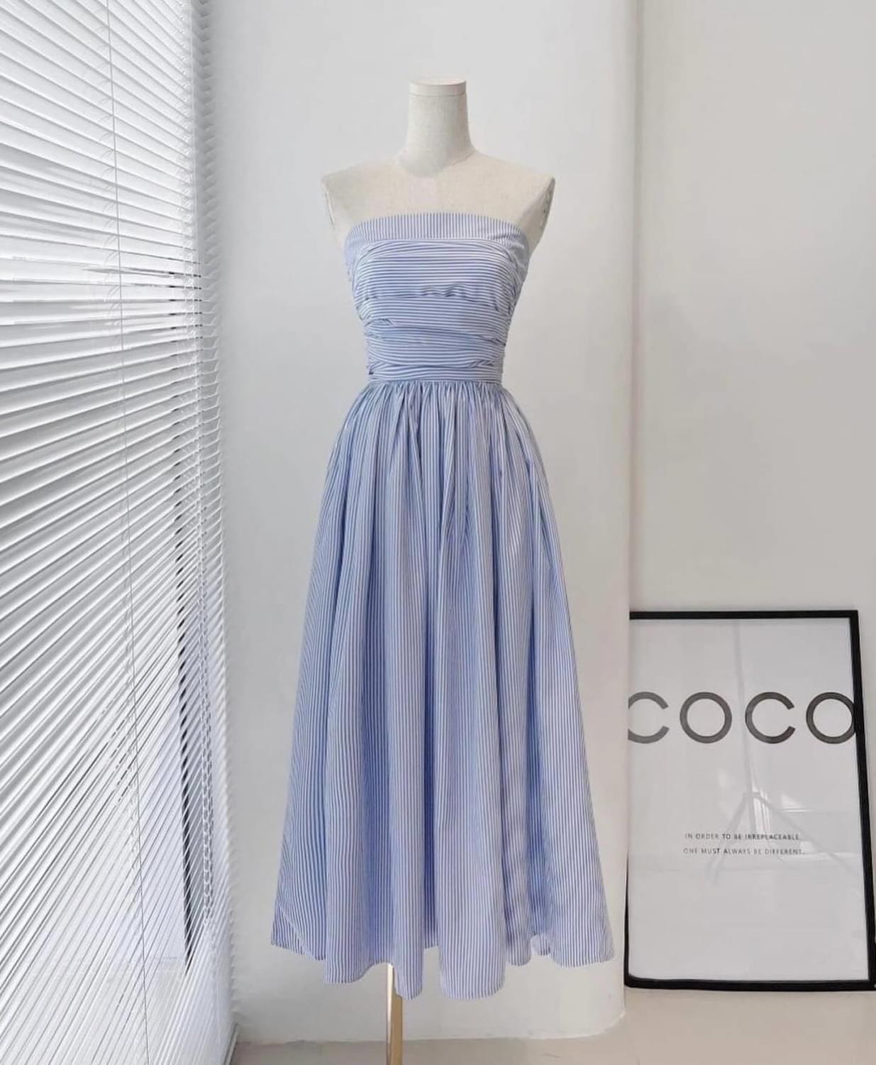 Dress - Cindy in Blue - Astrid & Rose
