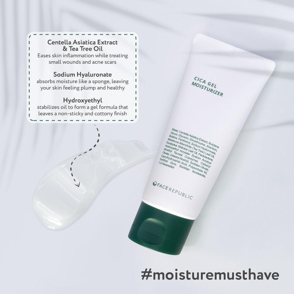 Face Republic Cica Gel Moisturizer - Astrid & Rose