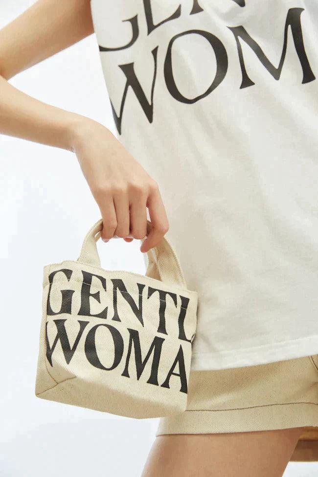 Gentlewoman Micro Canvas Tote - Astrid & Rose