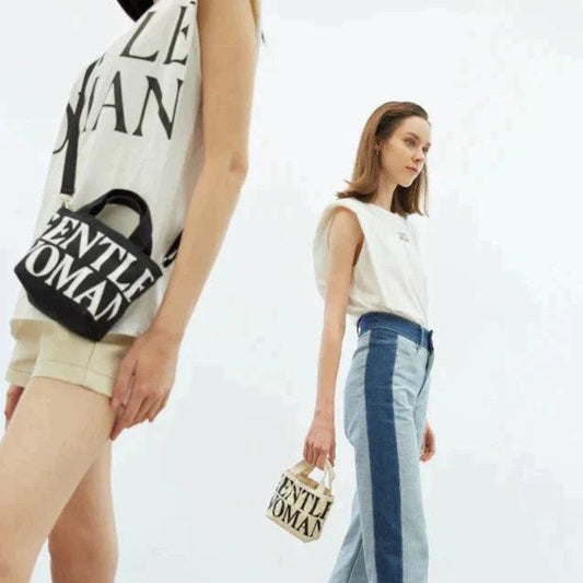 Gentlewoman Micro Canvas Tote - Astrid & Rose