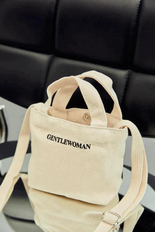 Gentlewoman Micro Canvas Tote - Astrid & Rose