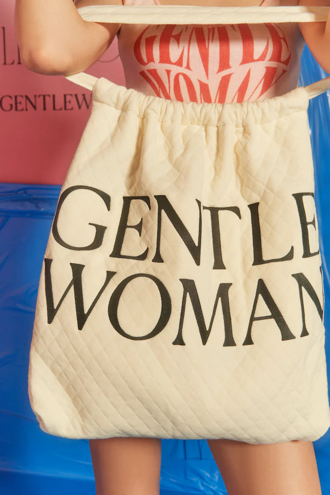 Gentlewoman Oh Boy Tote in Cream - Astrid & Rose