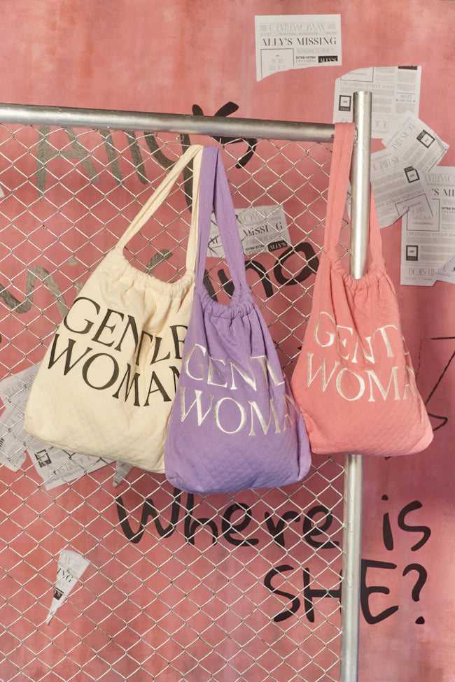 Gentlewoman Oh Boy Tote in Cream - Astrid & Rose