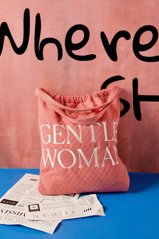 Gentlewoman Oh Boy Tote in Pink - Astrid & Rose