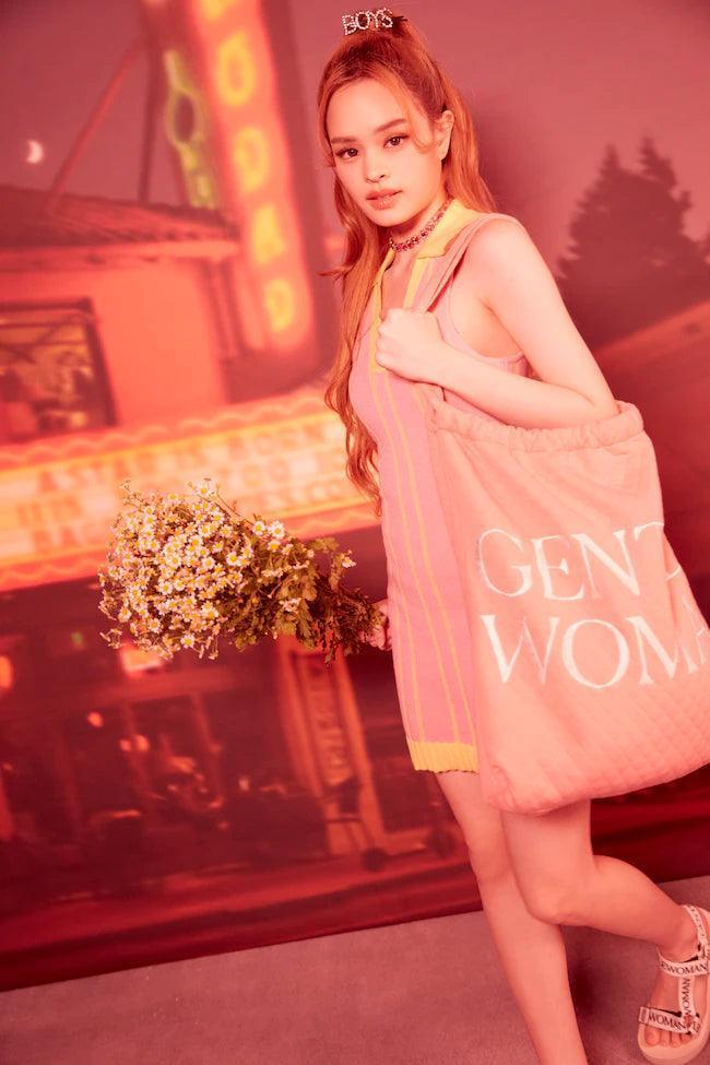 Gentlewoman Oh Boy Tote in Pink - Astrid & Rose