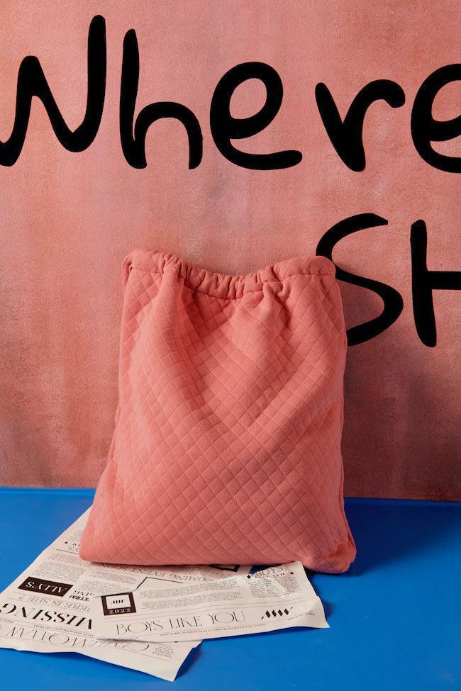 Gentlewoman Oh Boy Tote in Pink - Astrid & Rose