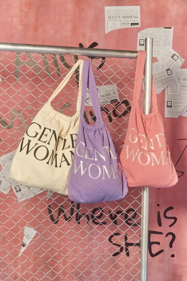 Gentlewoman Oh Boy Tote in Purple - Astrid & Rose