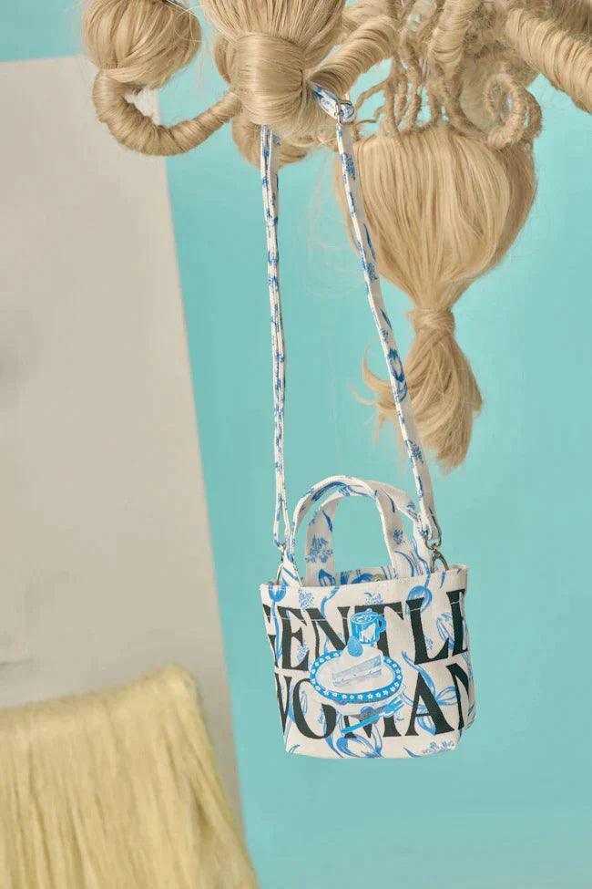 Gentlewoman Sprinkle Lapis Tulip Micro Tote - Astrid & Rose
