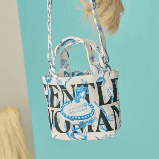 Gentlewoman Sprinkle Lapis Tulip Micro Tote - Astrid & Rose