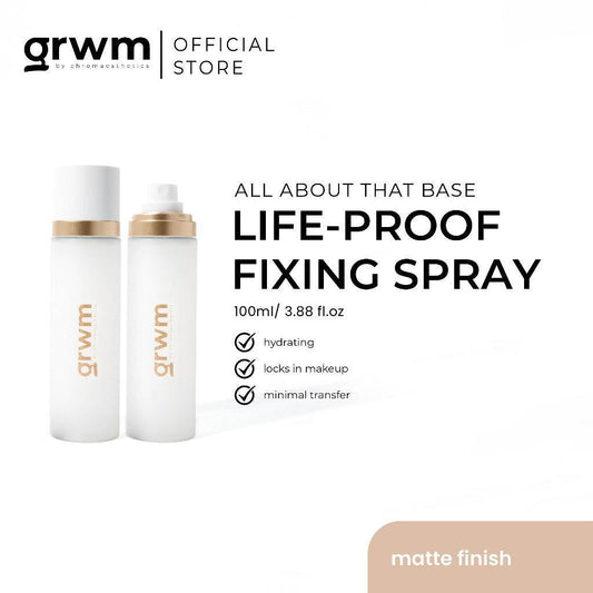 GRWM Cosmetics Life Proof Fixing Spray - Matte Finish 100ml - Astrid & Rose