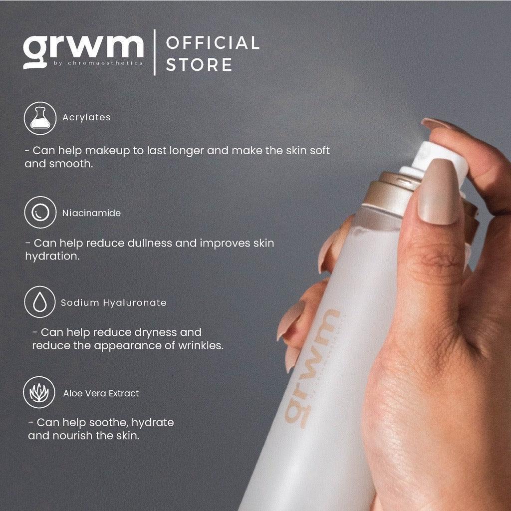 GRWM Cosmetics Life Proof Fixing Spray - Matte Finish 100ml - Astrid & Rose