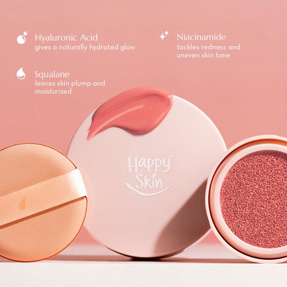 Happy Skin Second Skin Serum Cushion Blush (PREORDER) - Astrid & Rose