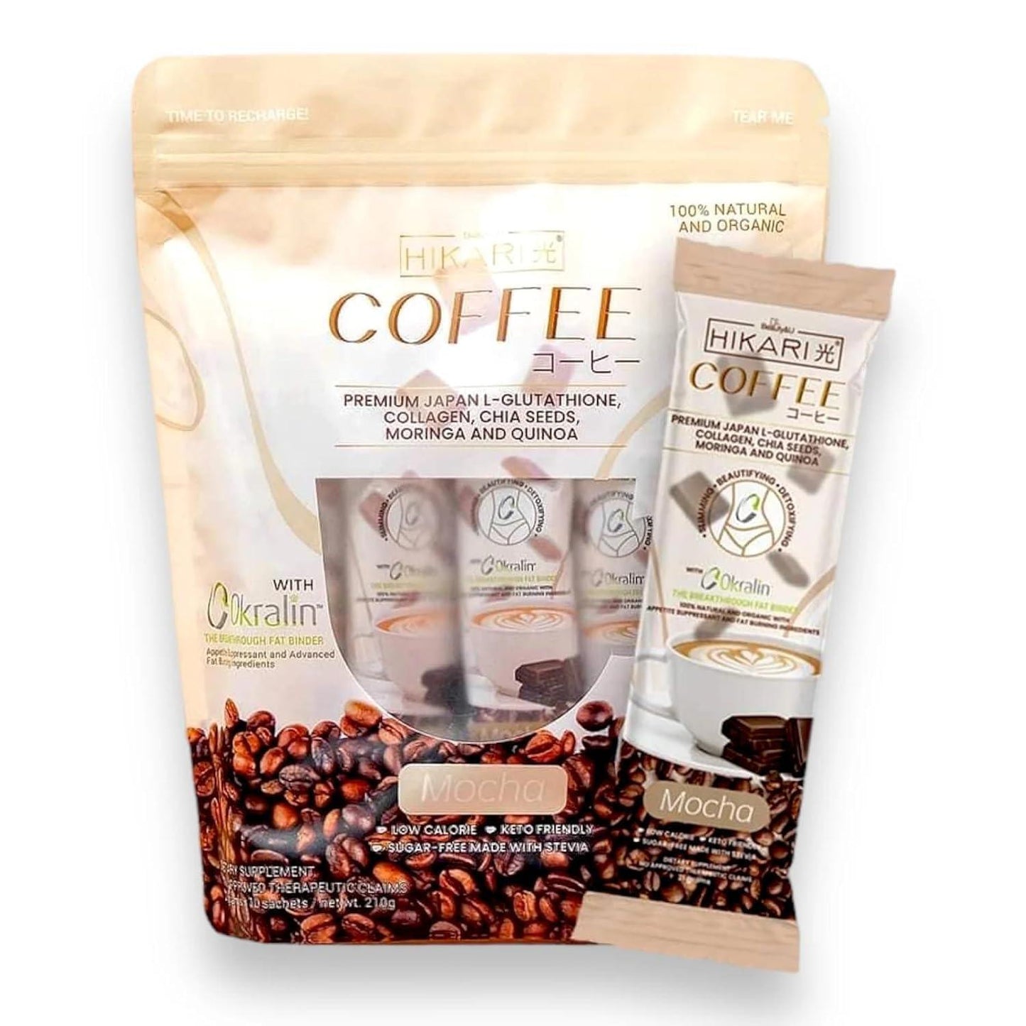 Hikari Coffee Mocha 10 sachets - Astrid & Rose