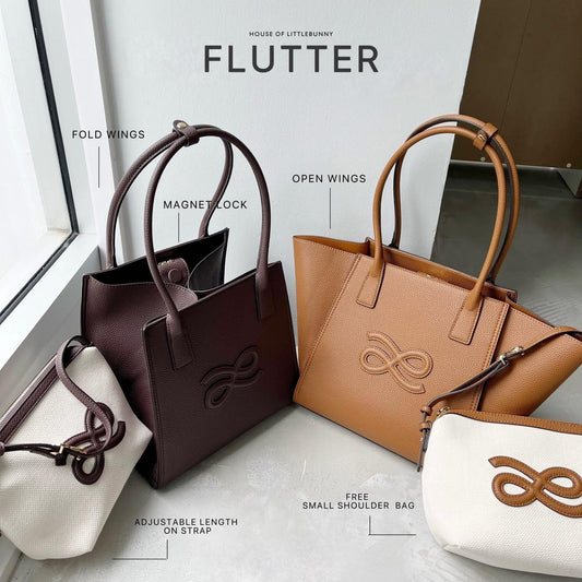 House of Little Bunny Flutter Tote - Astrid & Rose