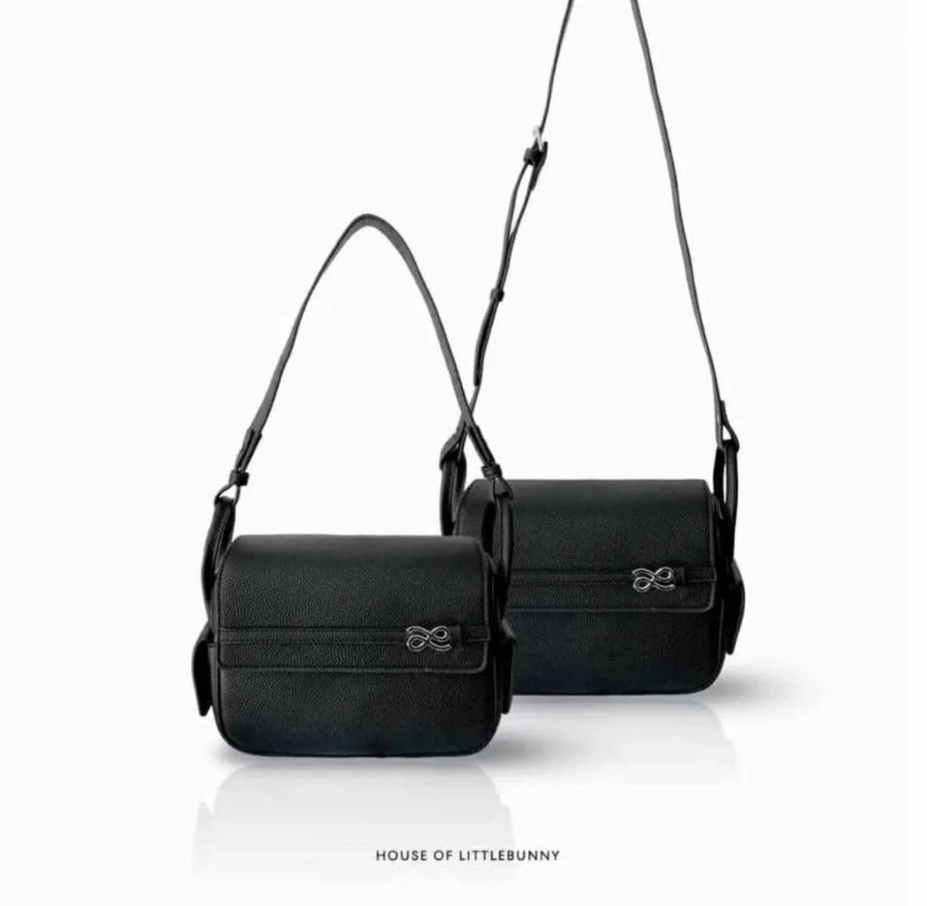 House of Little Bunny Treasure Belt 24 in Charcoal - Astrid & Rose