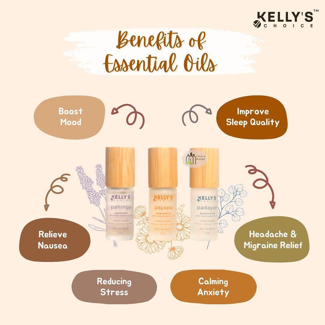 Kelly's Choice Roll on Relief Stress Reliever 100% Pure Essential Oil - Astrid & Rose